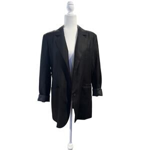 LIONESS-Olympia Blazer Dress/Long Black Blazer in XXS